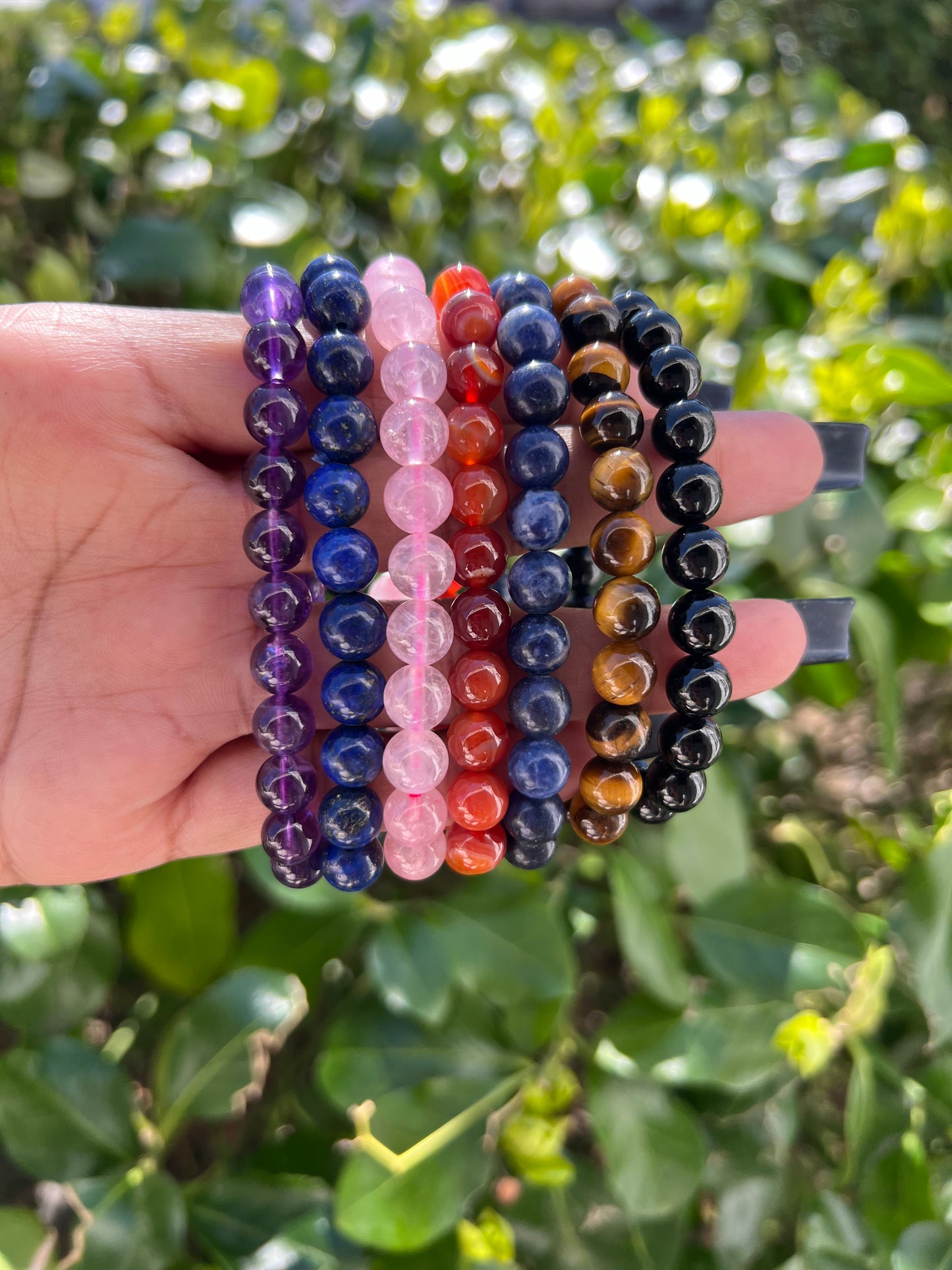 Classic crystal beaded bracelets